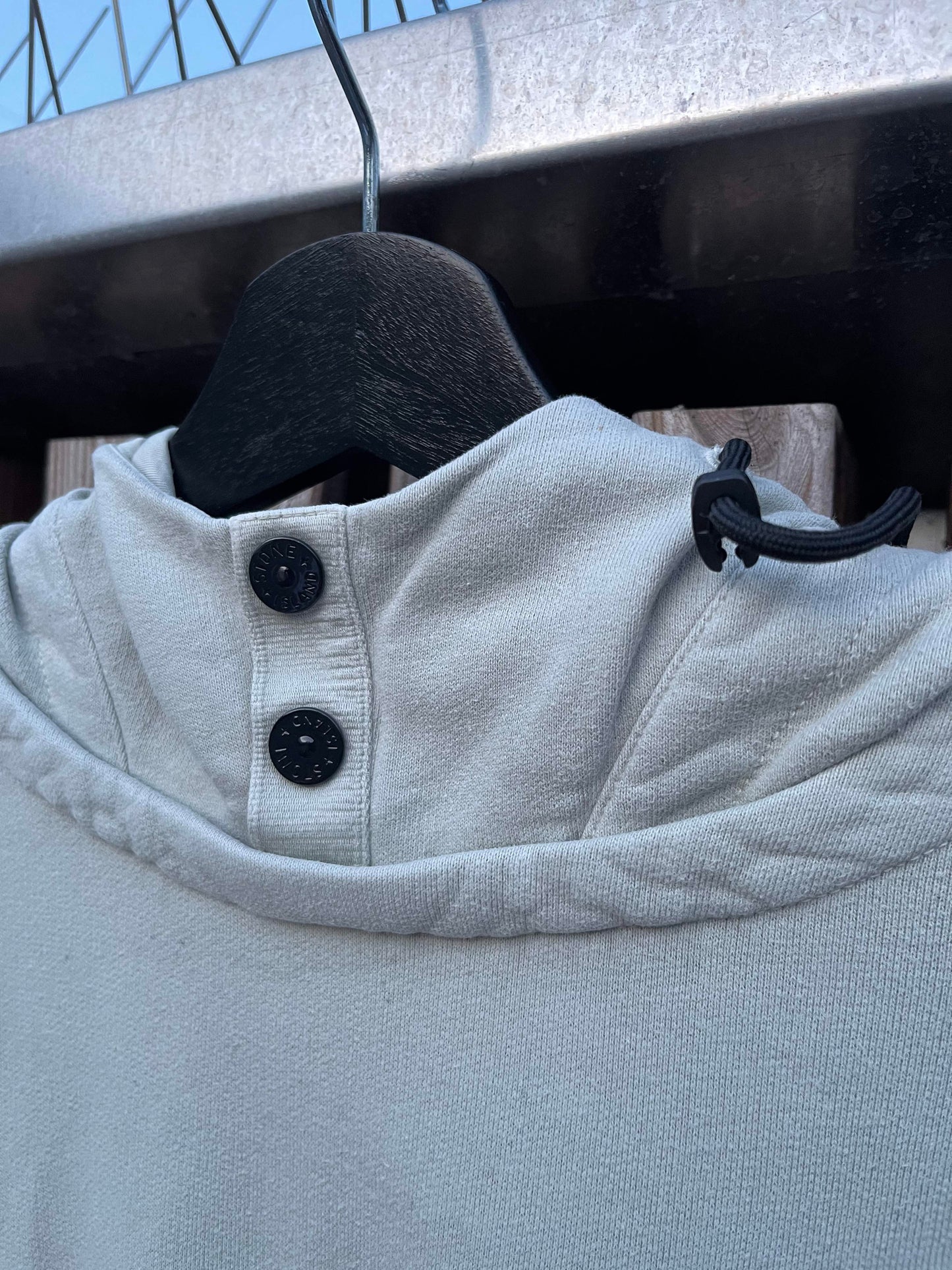 Stone Island hoodie / hættetrøje pistacie Large
