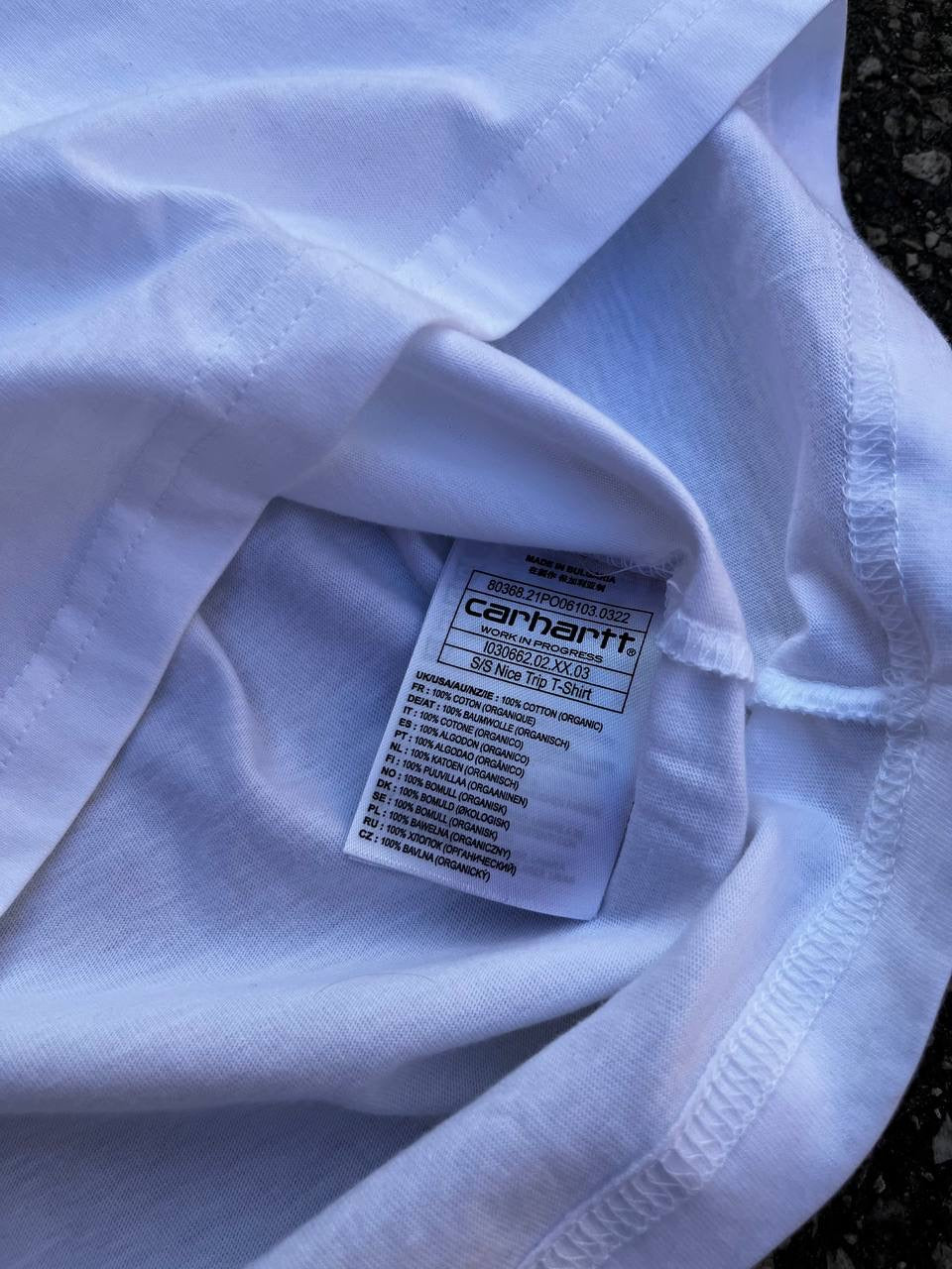 Carhartt Carhartt WIP T-Shirt i Hvid Nice Trip T-Shirt Brand New XL herre