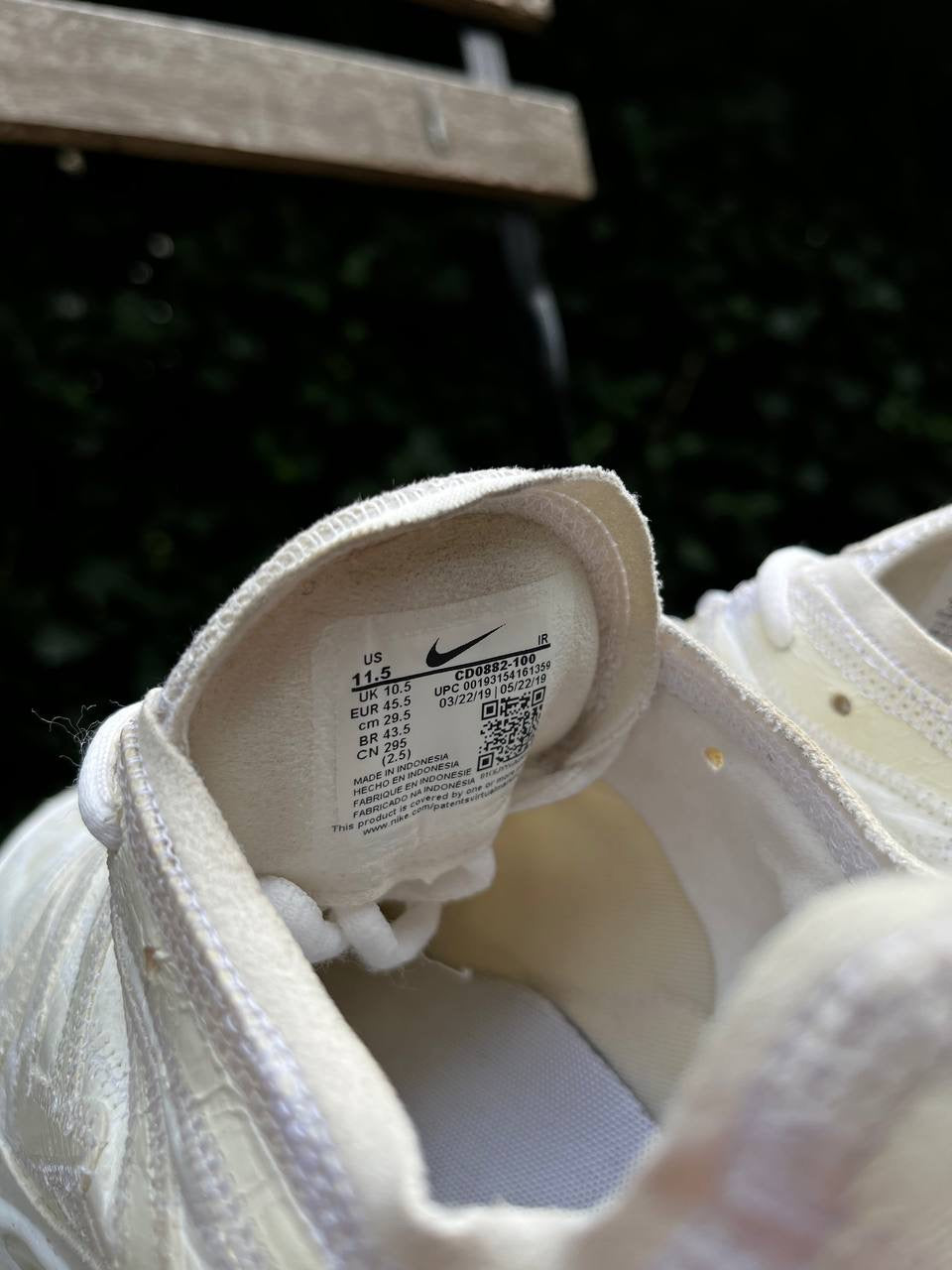 Nike Tn 45,5 29,5cm Creme Hvid