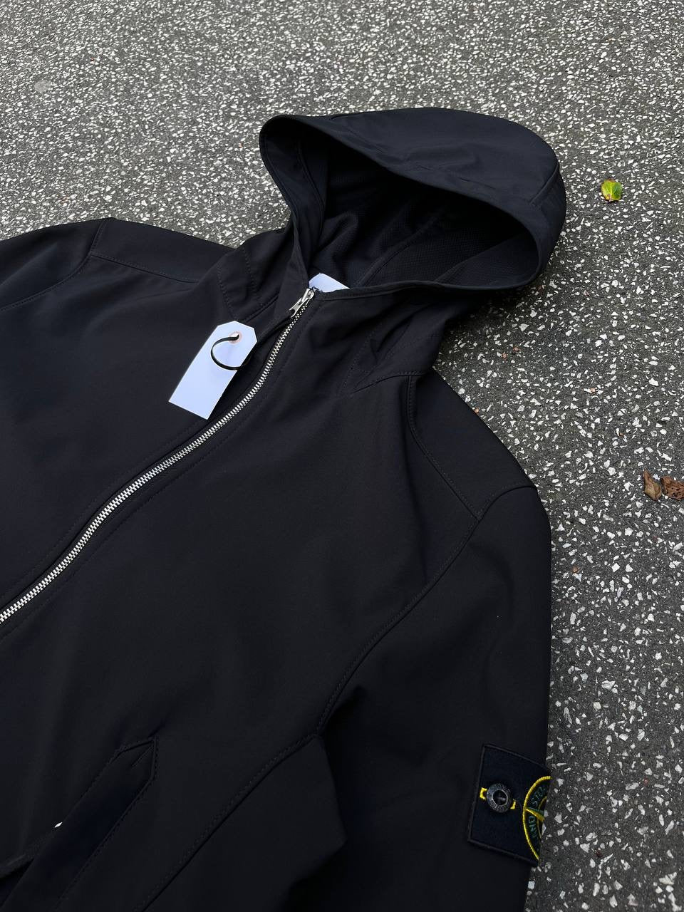 Stone Island Sommerjakke Light Softshell R Sort Black M Medium Mænd