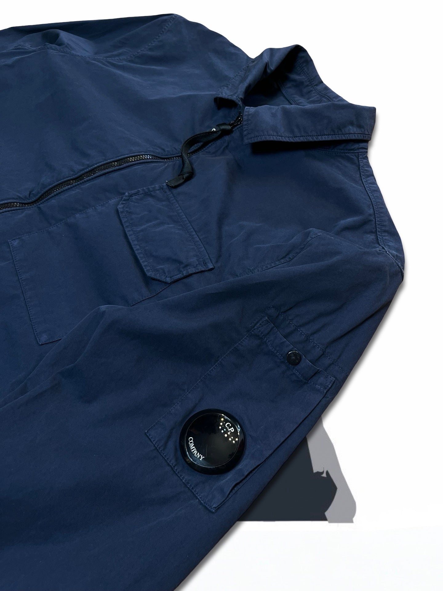 Brugt Used C.P.Company Overshirt i Mørkeblå i S small