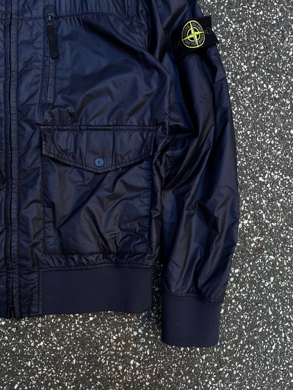 Brugt Used Vintage Stone Island jakke i mørkeblå XL 581541024