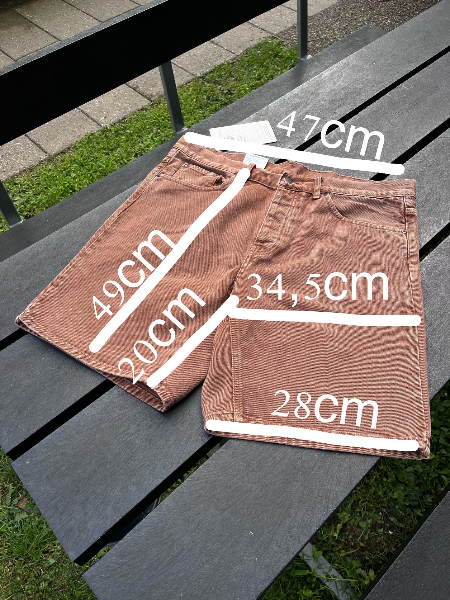 Denim Newel short fra Carhartt WIP W34 - supersaelger