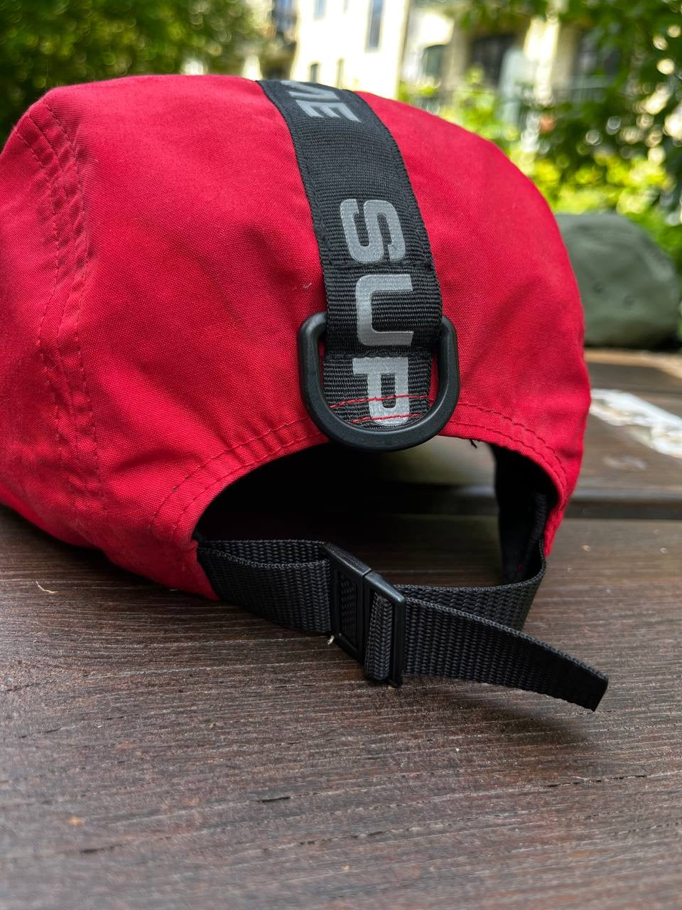 Supreme Cap Kasket Reflective Logo Rød One Size