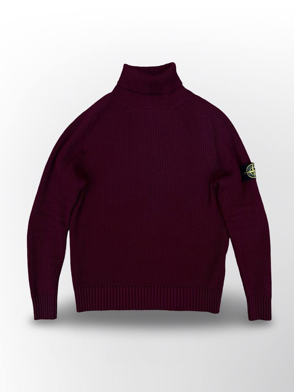 Stone Island Turtle neck sweater i uld XL brugt