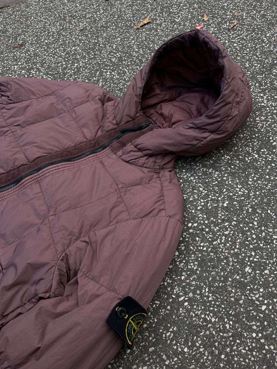 Stone Island Dunjakke Puffer Bordeaux L Large