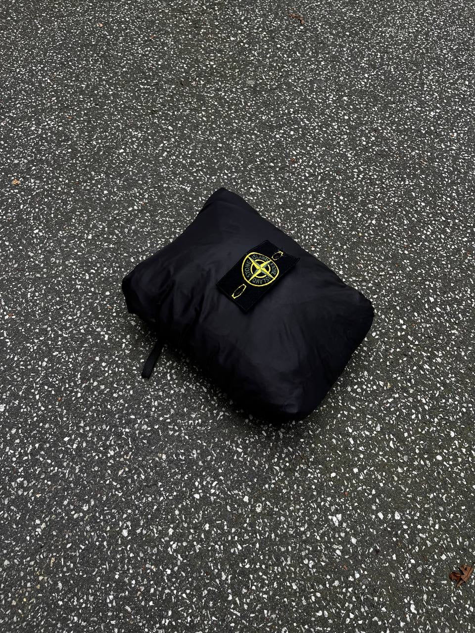 Stone Island Vest Micro Rip Stop 7 Sort Black M Medium Packable