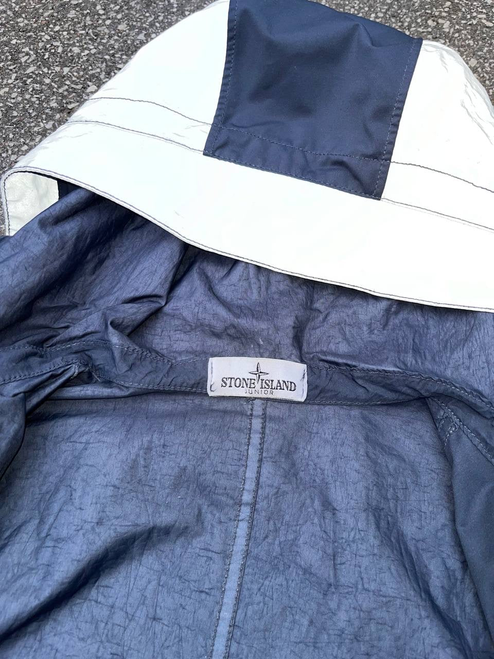 Stone Island jakke Reflective Archivo Small Navy Brugt Used
