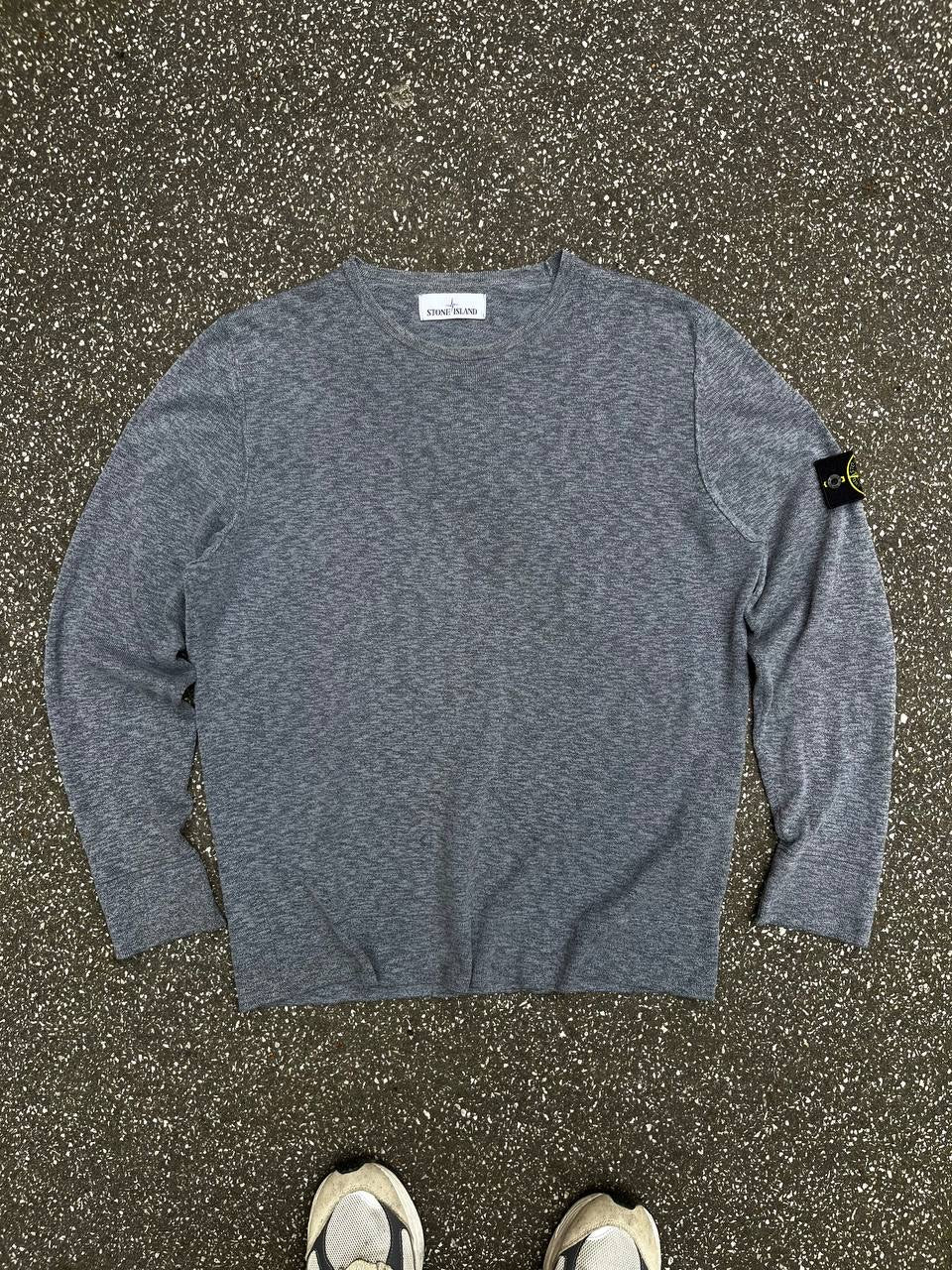 Stone Island Sweater Sweatshirt Grå Grey Trøje XL