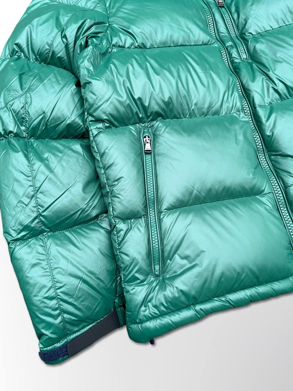 Polo Ralph Lauren Puffer Dunjakke i Grøn Small herre Ny