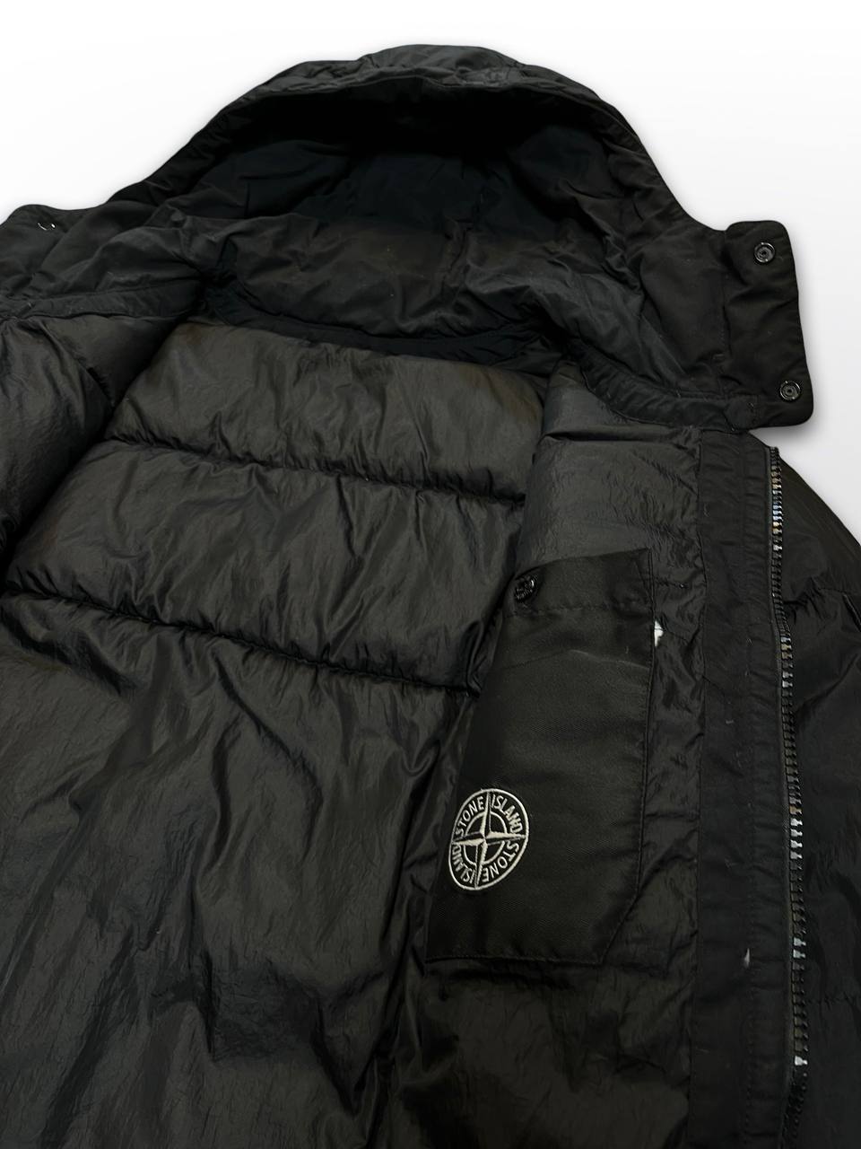 Brugt Stone Island Vinterjakke i Sort XL GARMENT DYED
CRINKLE REPS NY DOWN Dunjakke 711540223