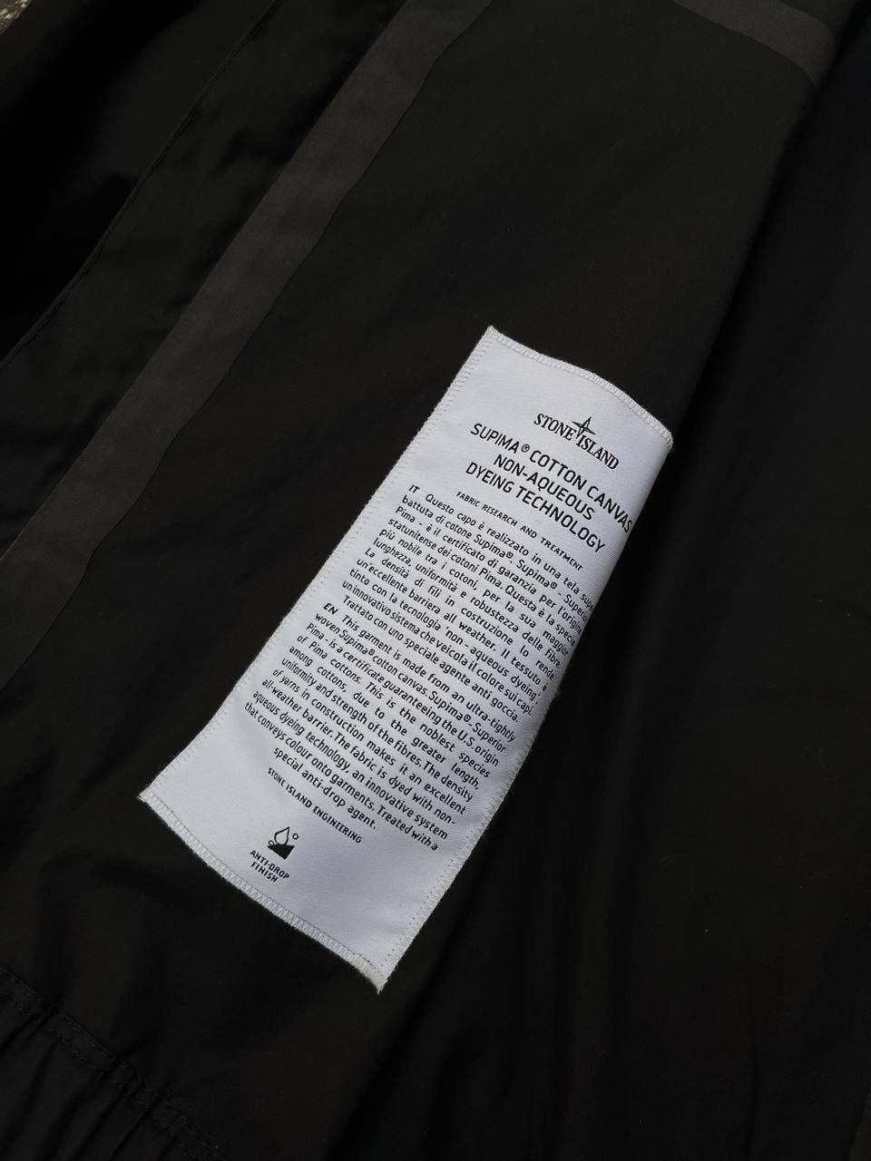 Stone Island Supima Cotton Jakke Sort L Large Brugt Used