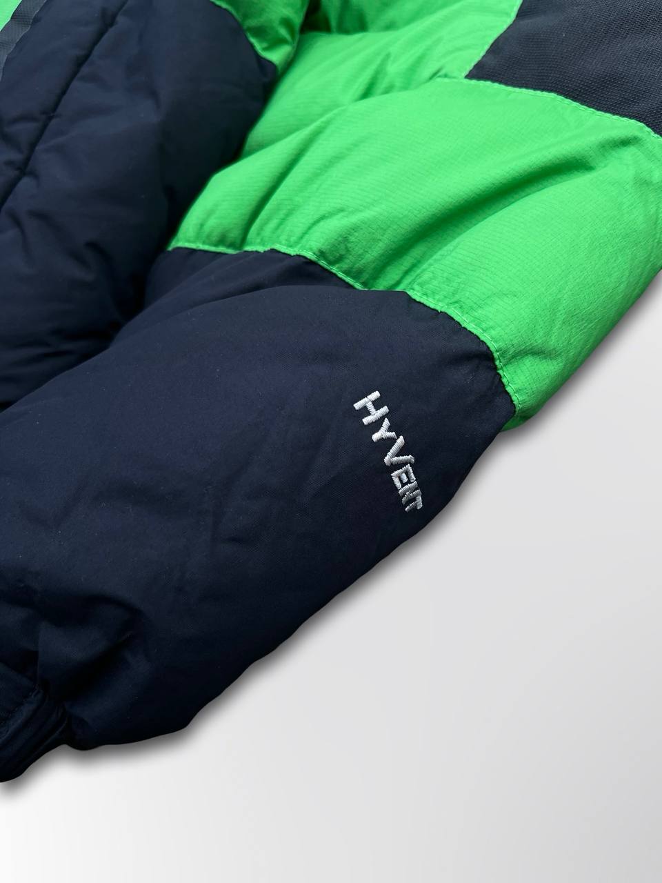 Brugt Dunjakke The North Face Himalayan Summit Series Vinterjakke i Grøn og Sort S small herre M medium Kvinde Unisex