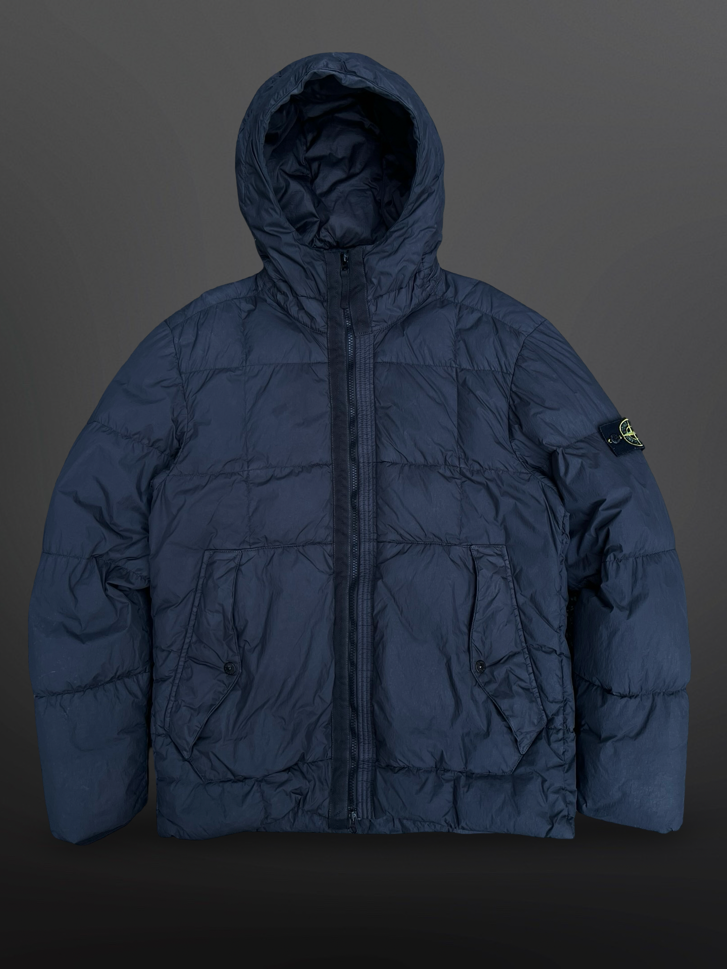 Stone Island Puffer Dunjakke XL Sort 691541223