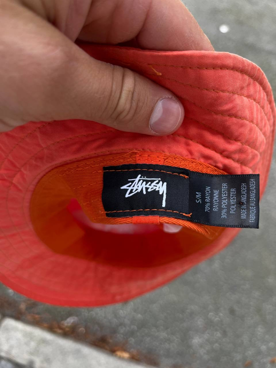 Stussy Bøllehat Bucket Hat Coral S/M