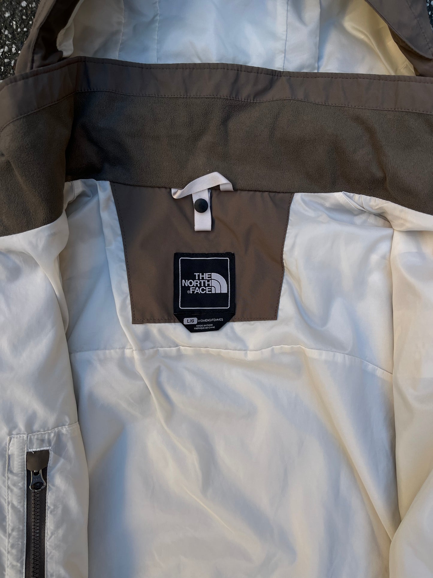 The north face jakke Skijakke regnjakke skaljakke i brun L large dame