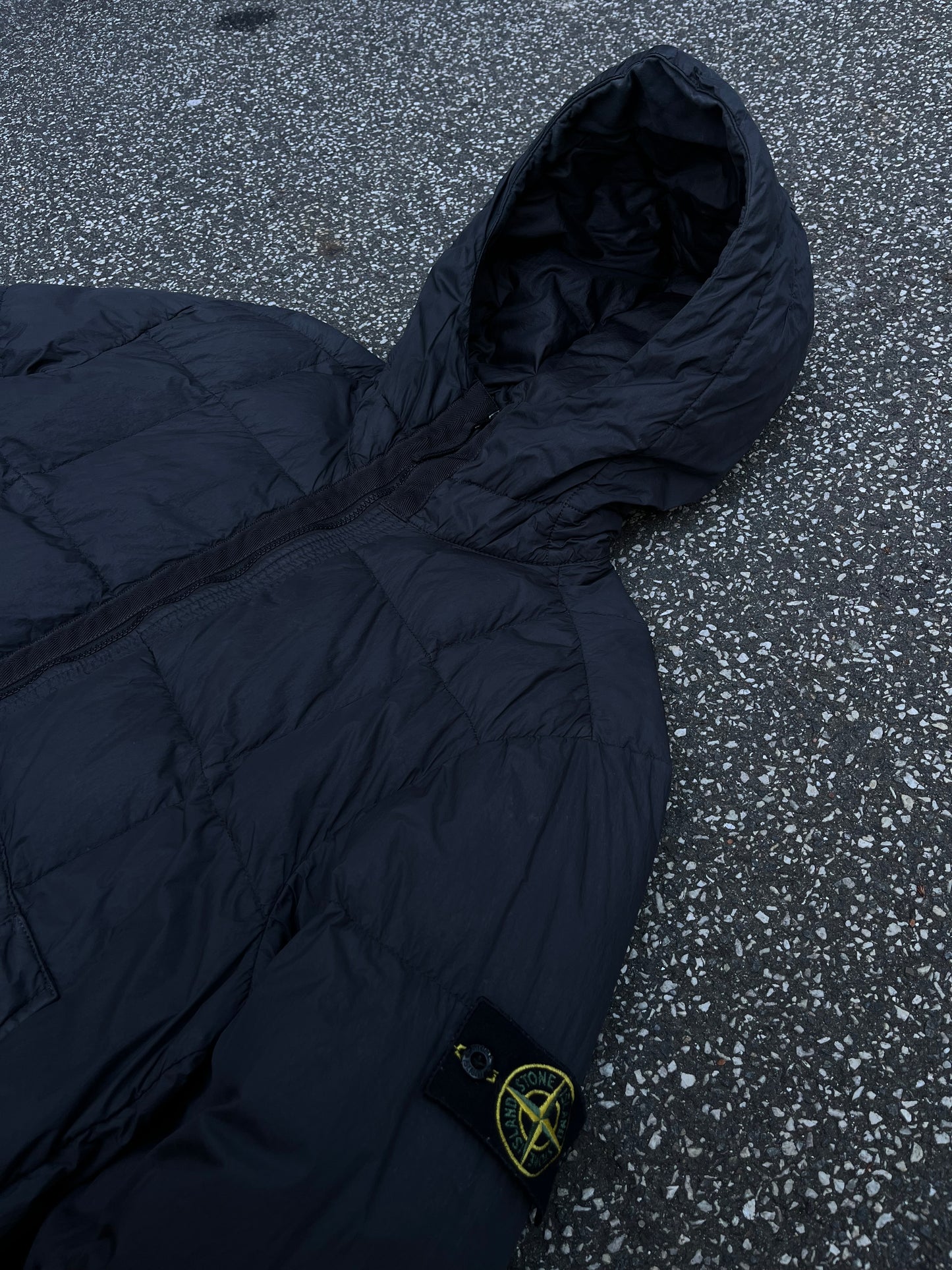 Stone Island Puffer Dunjakke XL Sort 691541223