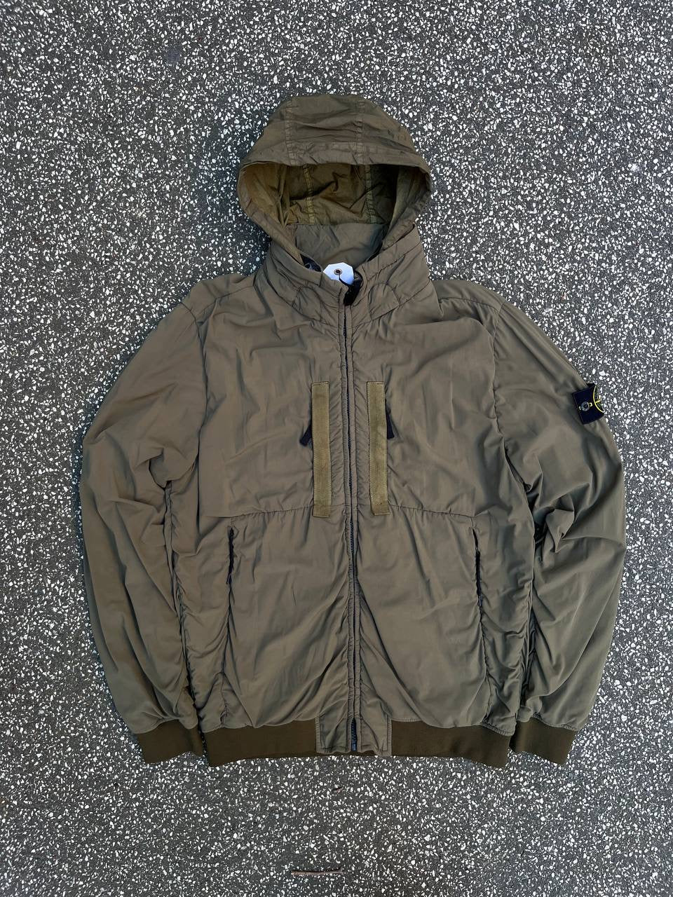 Stone Island Efterårsjakke Polartec L Large Grøn