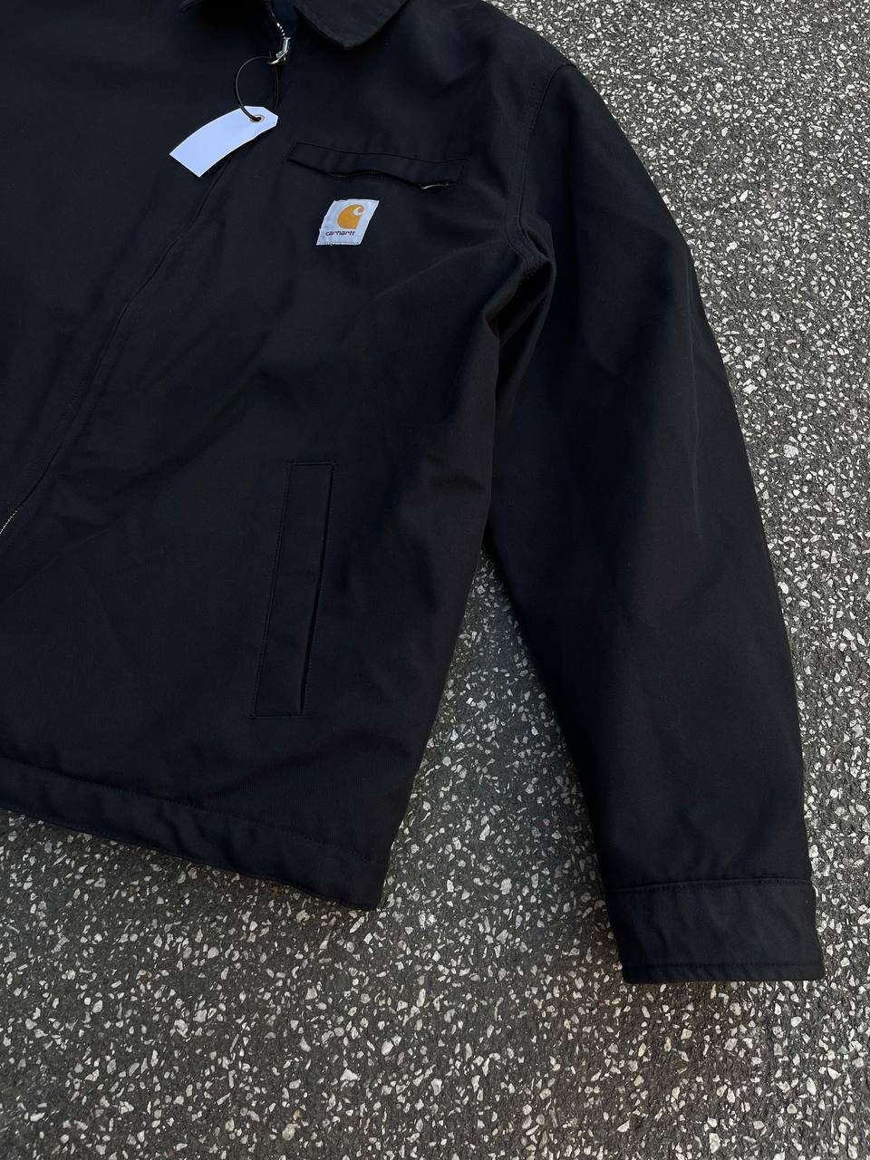 Carhartt Detroit Jacket i Sort Madera Jacket Vendbar M Medium