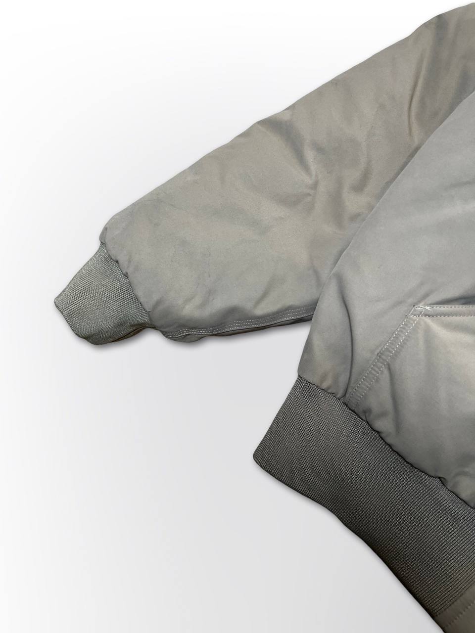 Brugt Used Carhartt WIP Cold Active Jacket Dynejakke USA Vintage Look i Beige Farve M medium Herre