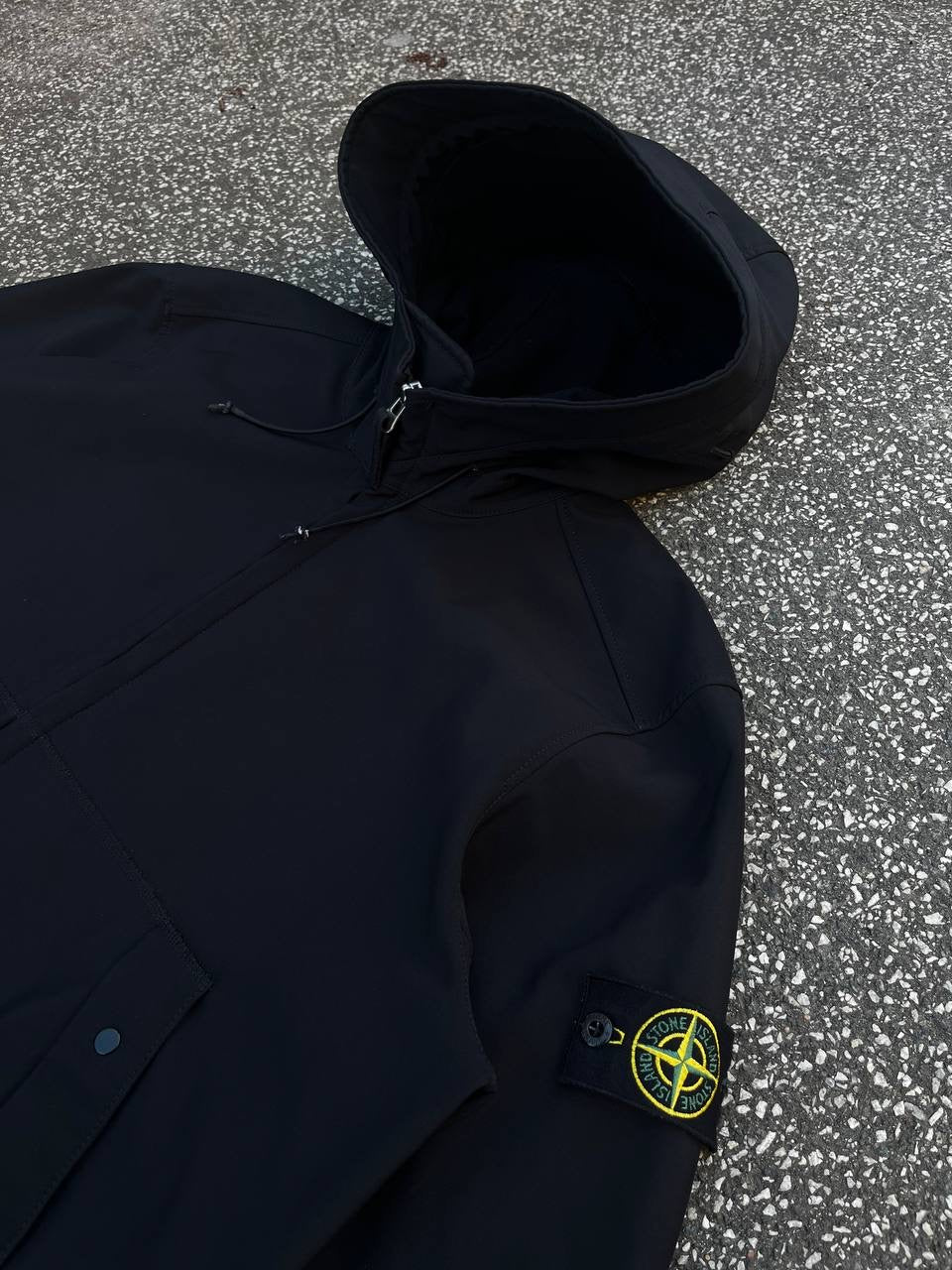 Stone Island Soft Shell R jakke Sort XXL