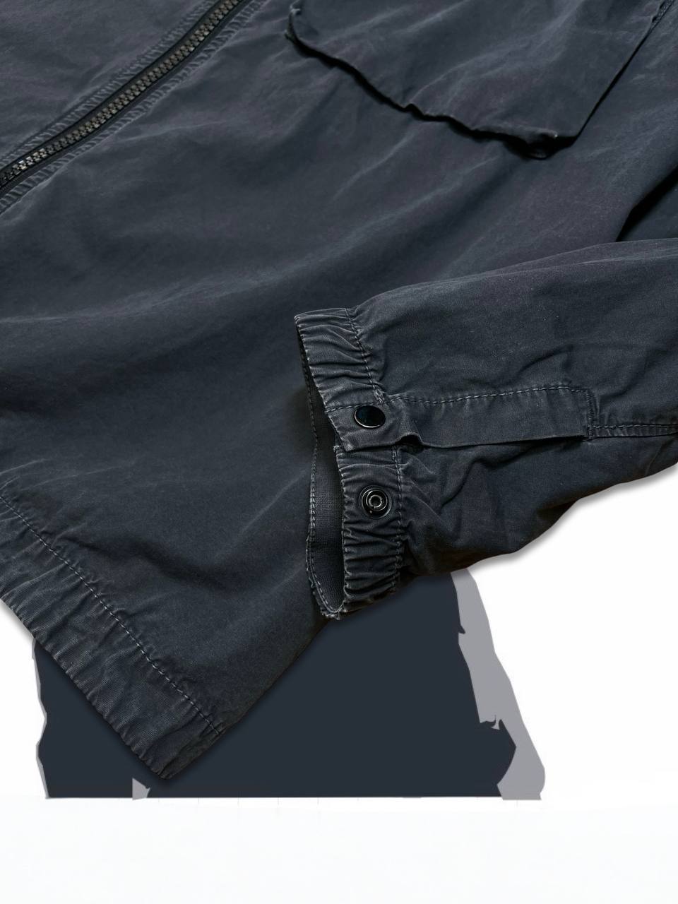 Brugt Used Overshirt Stone Island Skjorte i grå farve XL i god stand