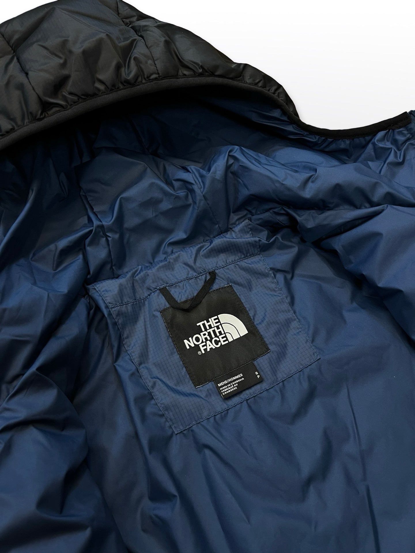 Helt Ny Jakke The North Face Himalayan Syntetisk S small Mænd i mørkeblå marina navy farve