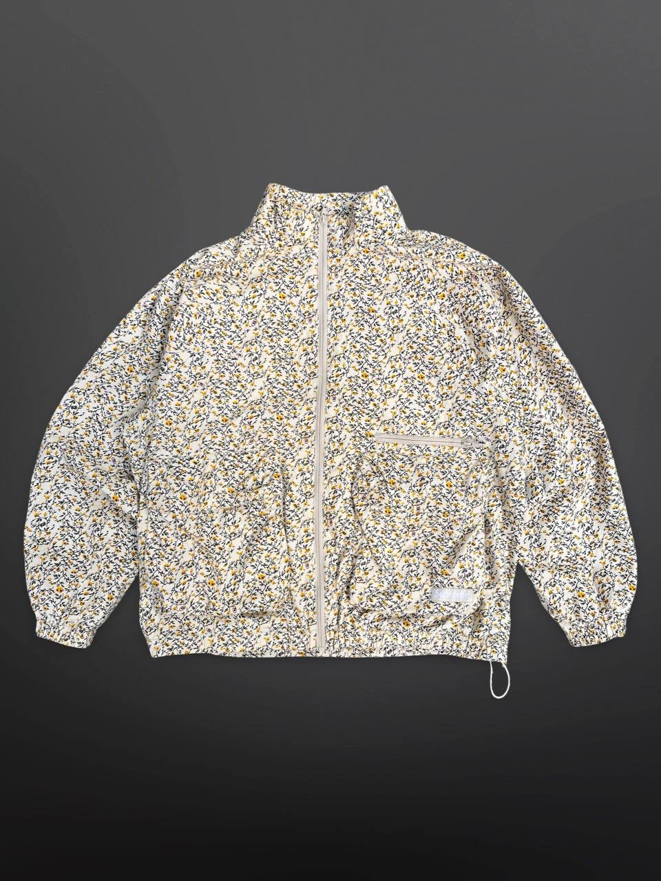 Supreme Sommerjakke Windbreaker Flowers Box Logo L Large Beige