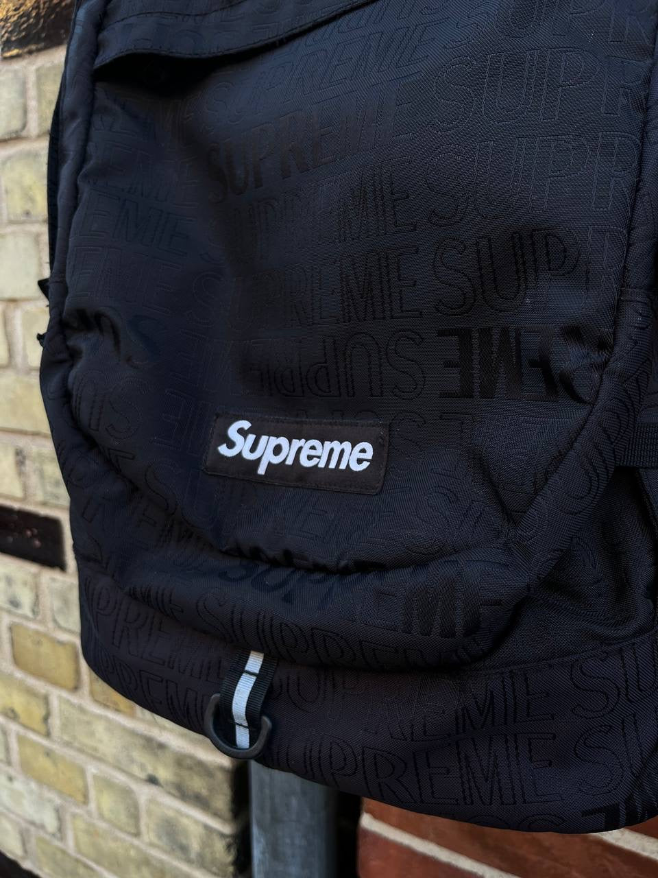 Supreme Rygsæk Taske sort Cordura