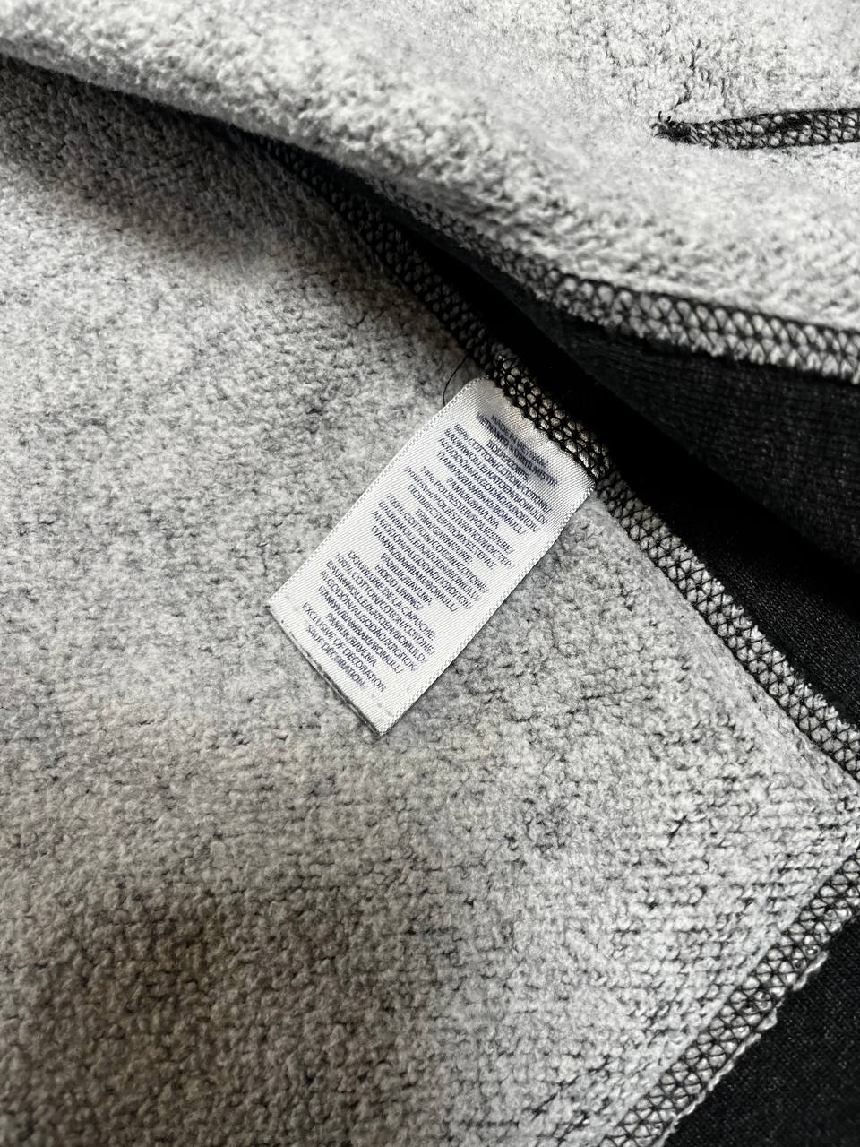 Brugt Vintage Zip-Up Hoodie Hættetrøje Polo Ralph Lauren i Grå farve med den Røde Hest i XL herre Stockholm style