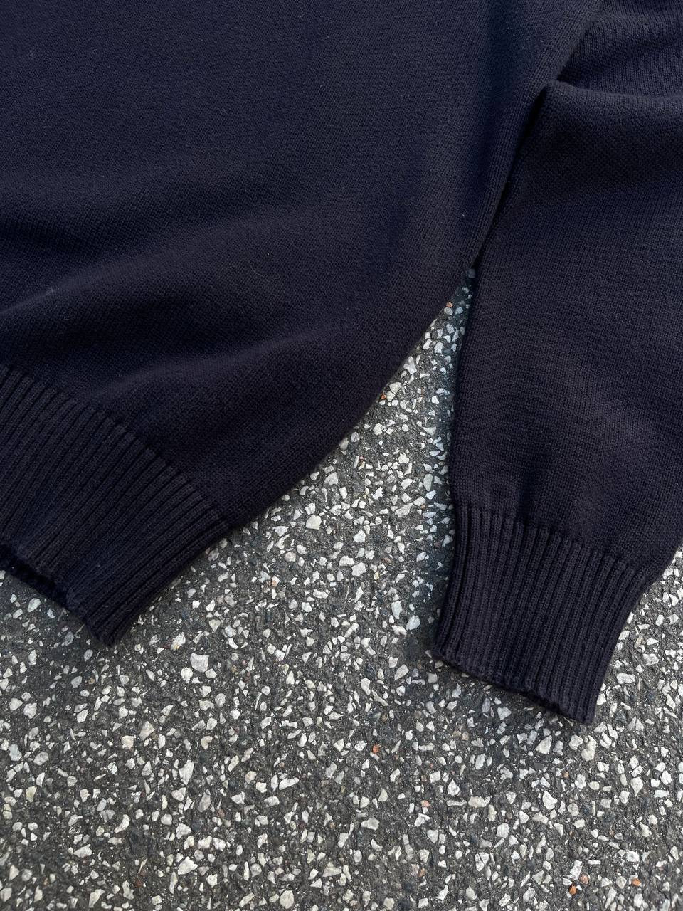 Stone Island Ghost Navy Sweater Strik Knit L Large Brugt Used