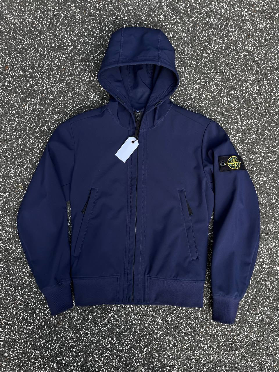 Stone Island Soft Shell R Navy M Medium Mørkeblå