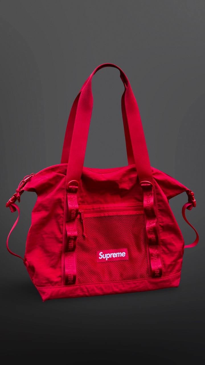 Supreme Tote Bag Taske One Size I Røde Cordura