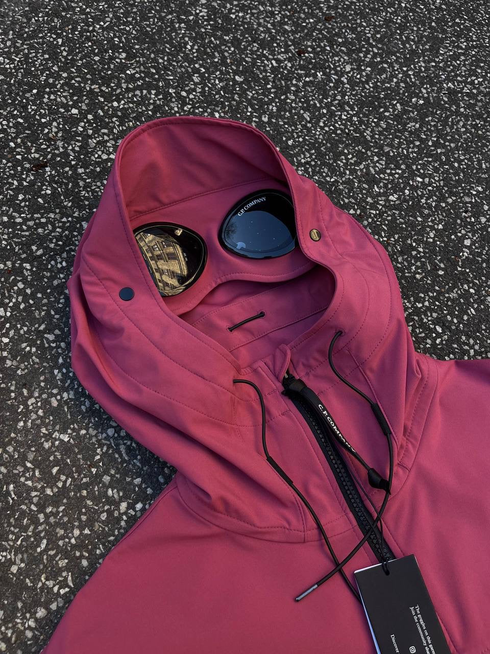 C.P. Company Google Softshell R jakke i Pink XL Xlarge 54 Brand New