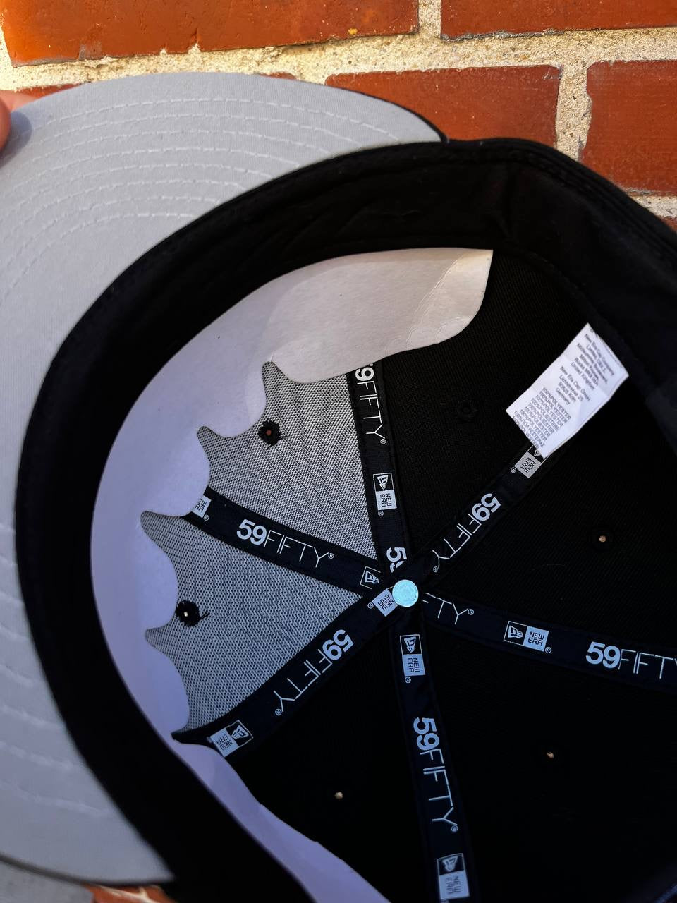 Supreme Cap New Era Sort Størrelse 58,7 cm Brand New