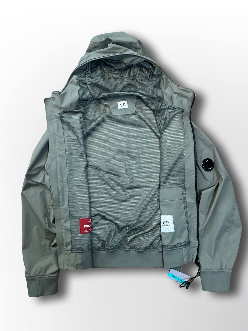 C.P. Company Pro-Tec Jakke vindjakke i S small olive grøn farve