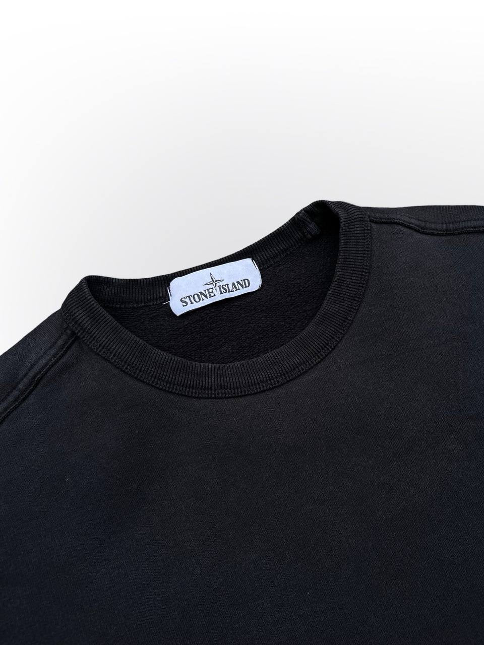 Stone Island Sweatshirt Sort Small Brugt