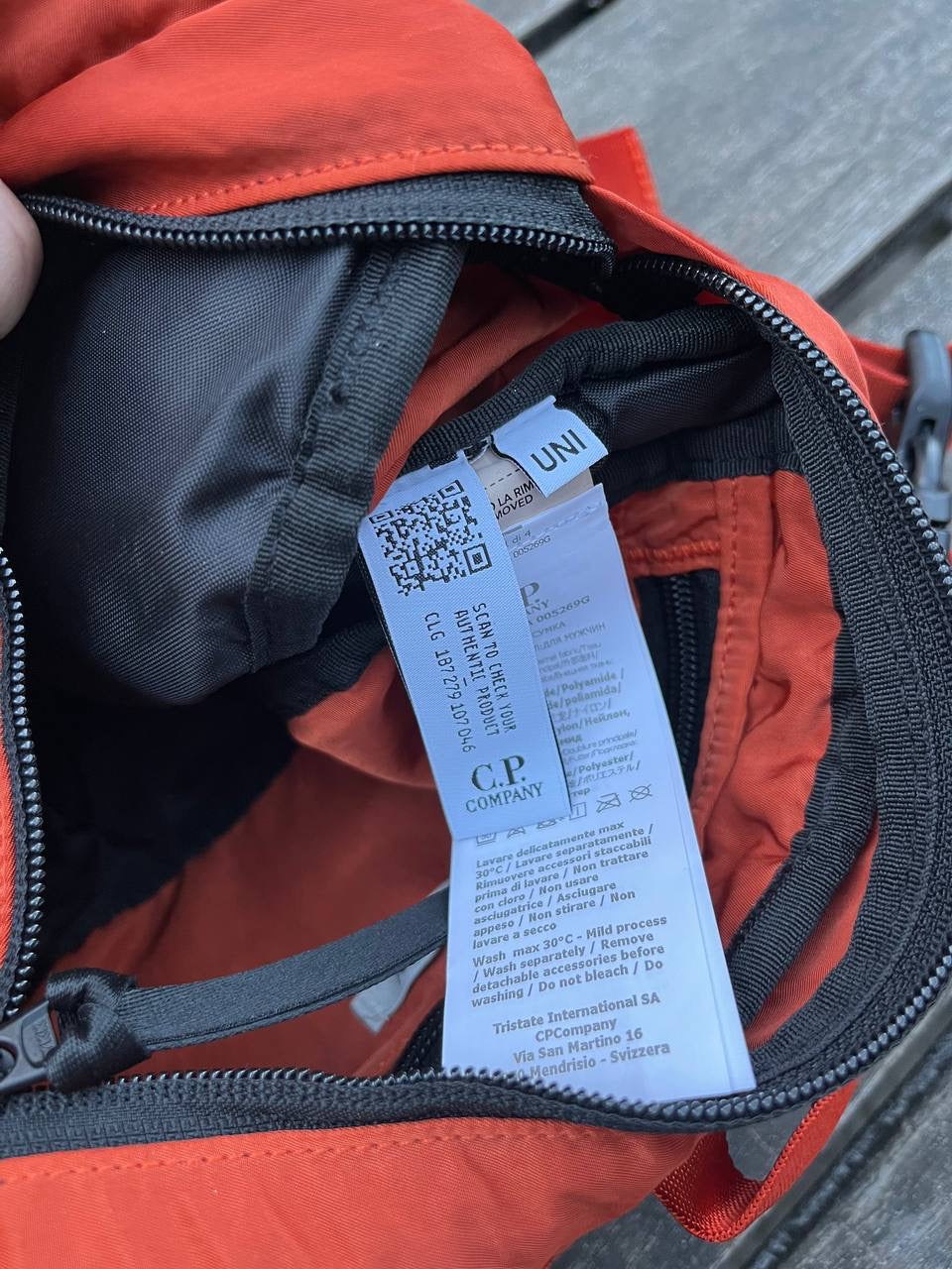 C.P.Company Bæltetaske Skuldertaske i Orange one size Brand New