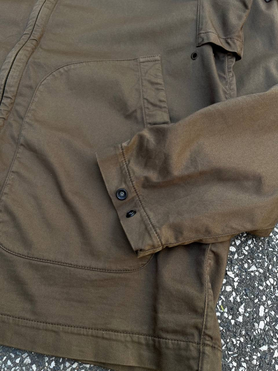 Stone Island Ghost Overshirt Brun Brown S Small Brugt Used