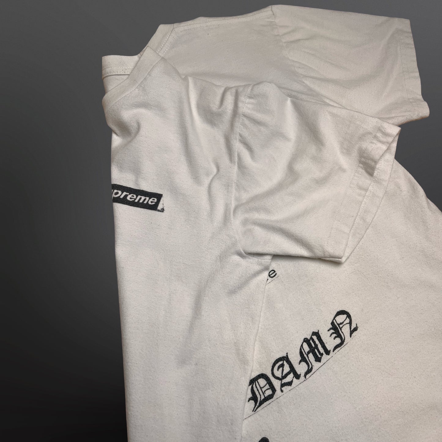 Supreme T-Shirt No More Shit Tee – White M Medium