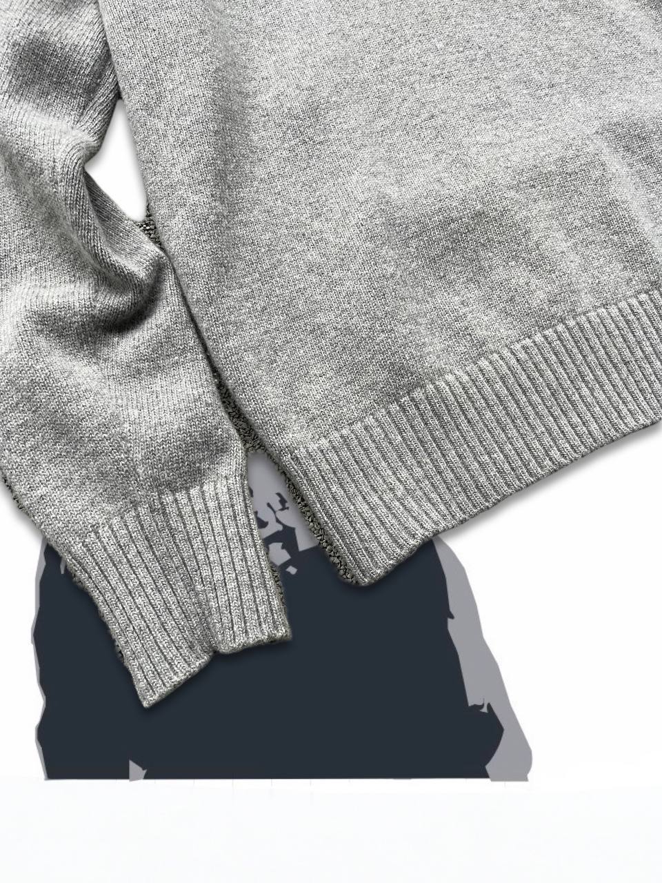 Brugt Used Stone Island Sweater Trøje i Uld i grå 80% Uld XL 6715508A3