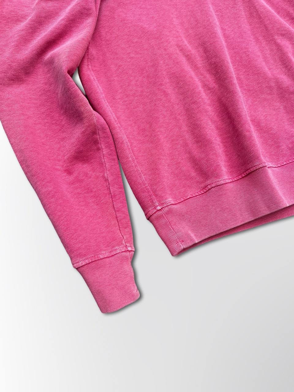 Stone Island Hættetrøje Hoodie i Lyserød Pink farve Large Brugt