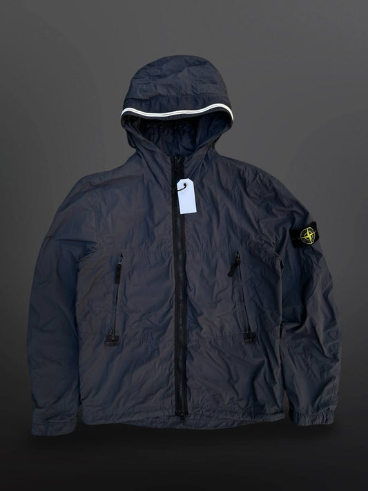 Stone Island Skin Touch Nylon Jakke Sommerjakke M Medium Grå Grey