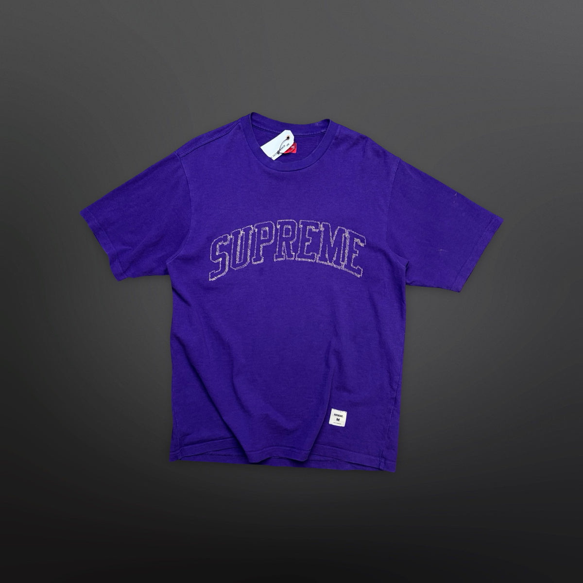 Supreme Arc Logo T-Shirt – Purple – Medium