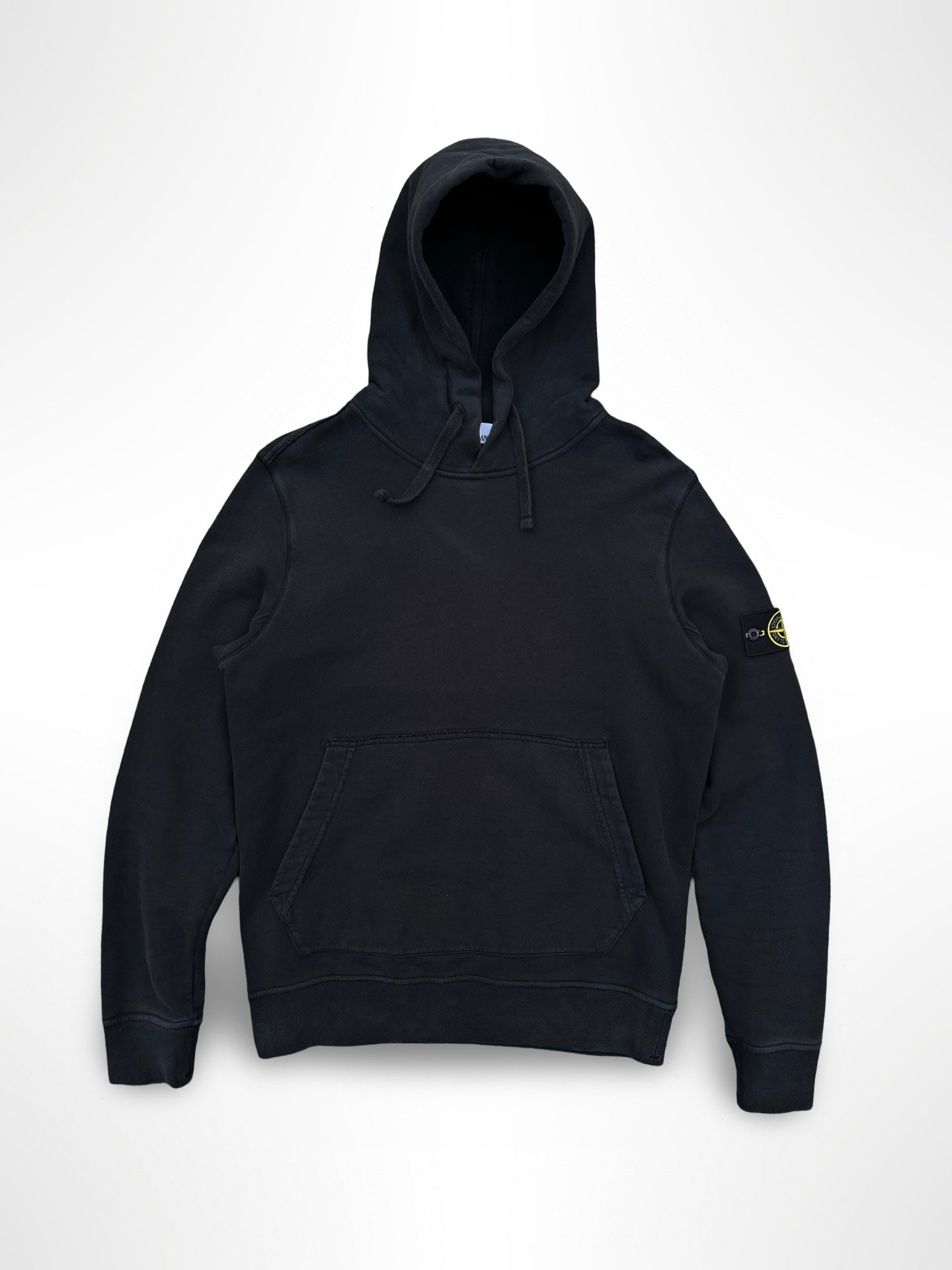 Stone Island Hoodie Hættetrøje Sort Black Large 691562820 Brugt Used