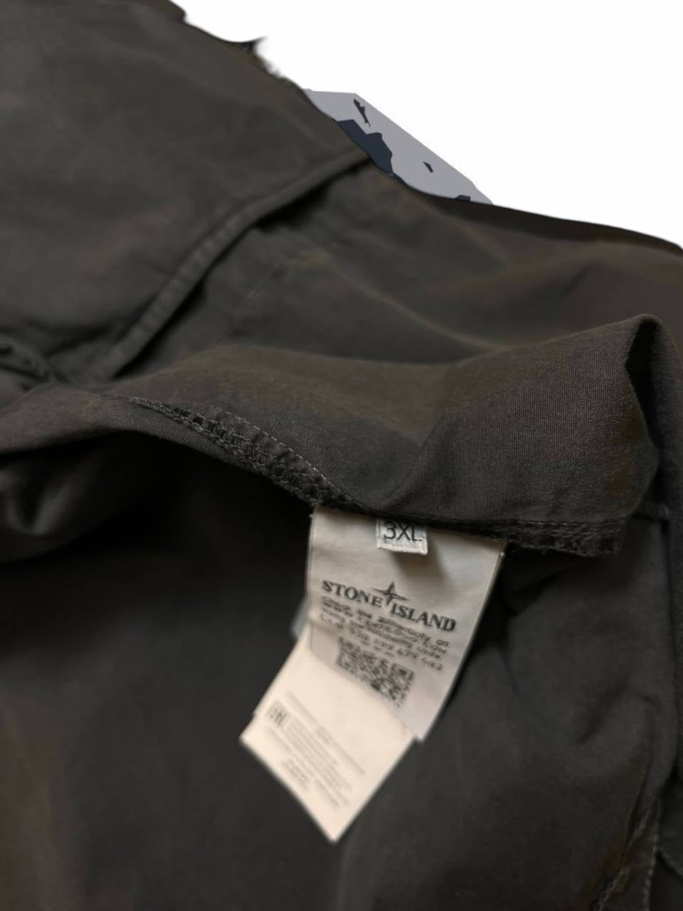 Brugt Used Overshirt Stone Island Skjorte i grå farve XL i god stand