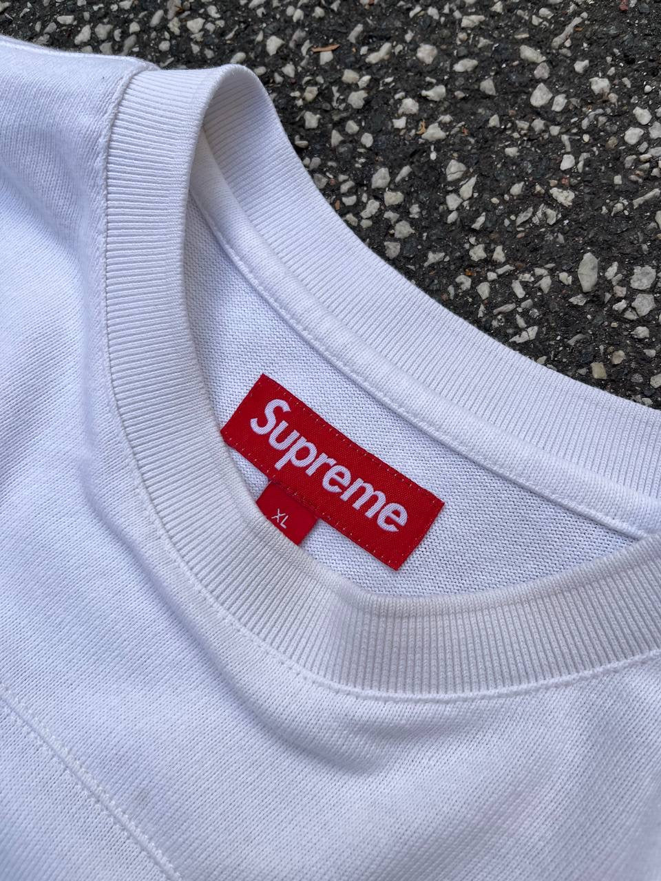 Supreme 99 L/S Football Top White Long Sleeve XL
