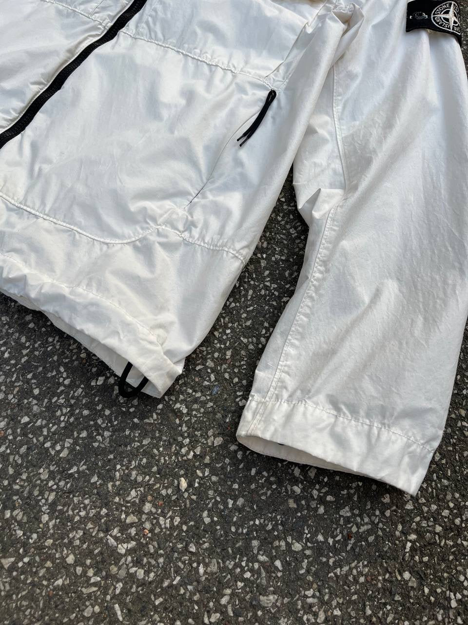 Stone Island Jakke Naslan Light Watro Hvid Medium