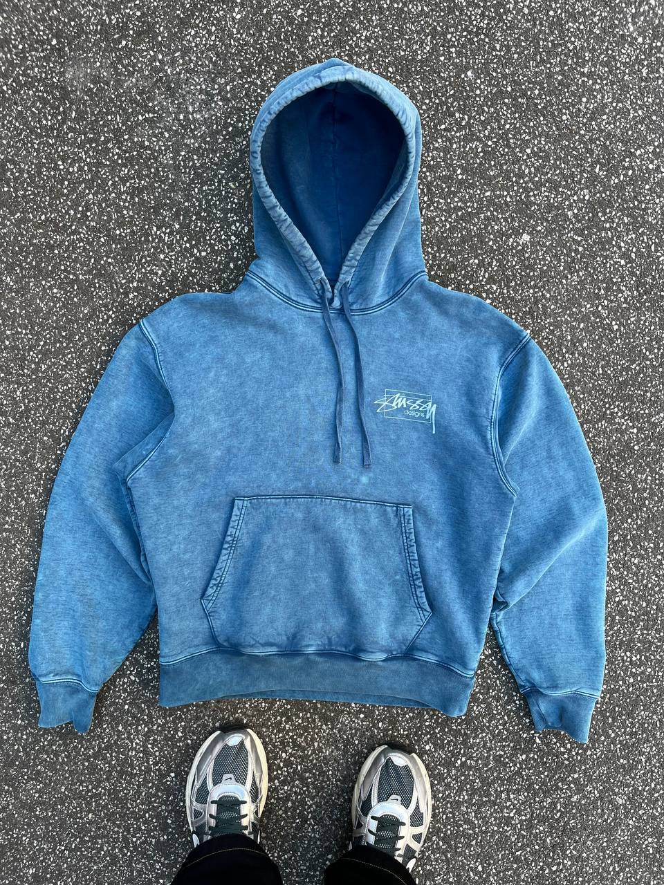 Stussy Died Hættetrøje Blå i Medium