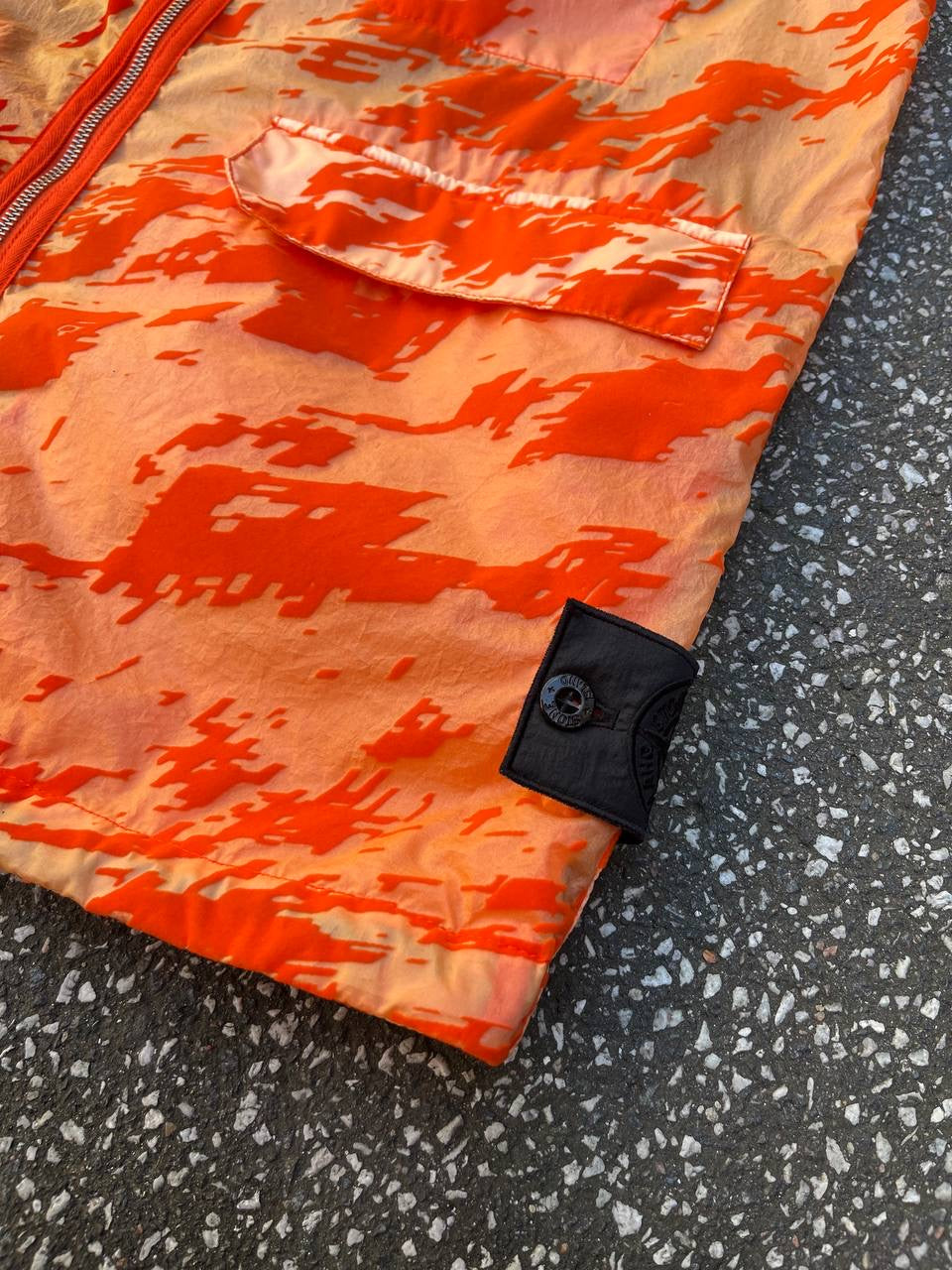 Stone Island Shadow Project Lucid Flock Vest M Medium Orange